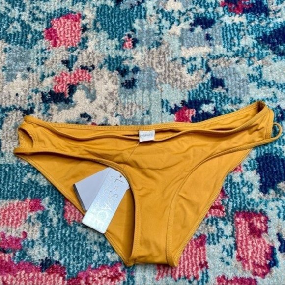 NWT l*space Rachel Bikini Bottom in Bronze - Picture 3 of 11